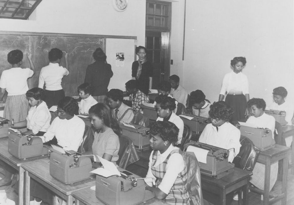 Typing Class Old Photos