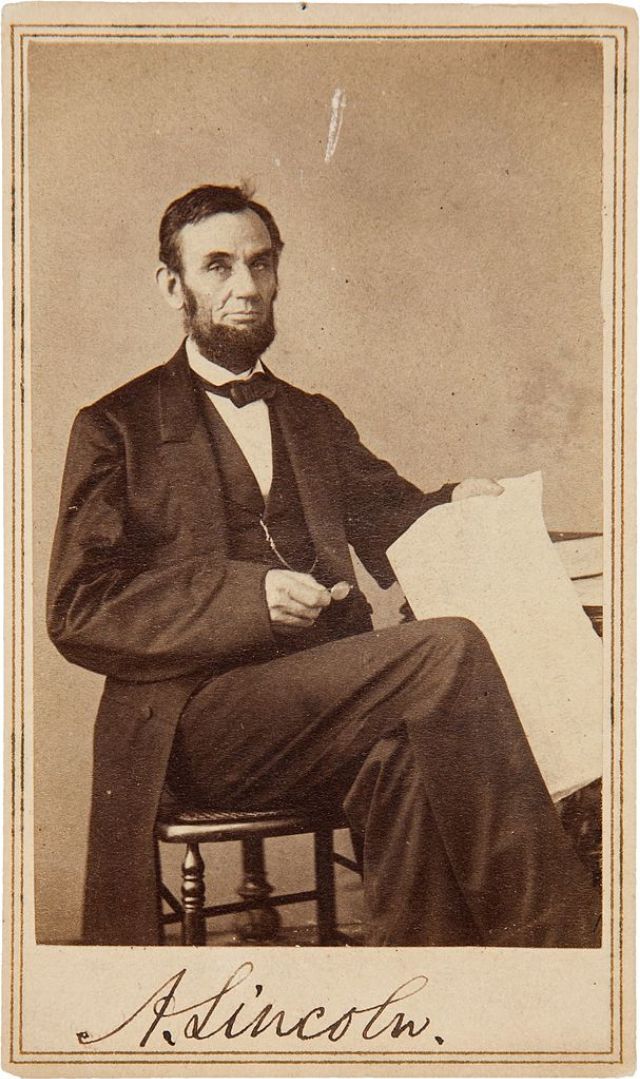 President Abraham Lincoln Rare Photos
