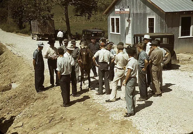Great Depression Color Photos
