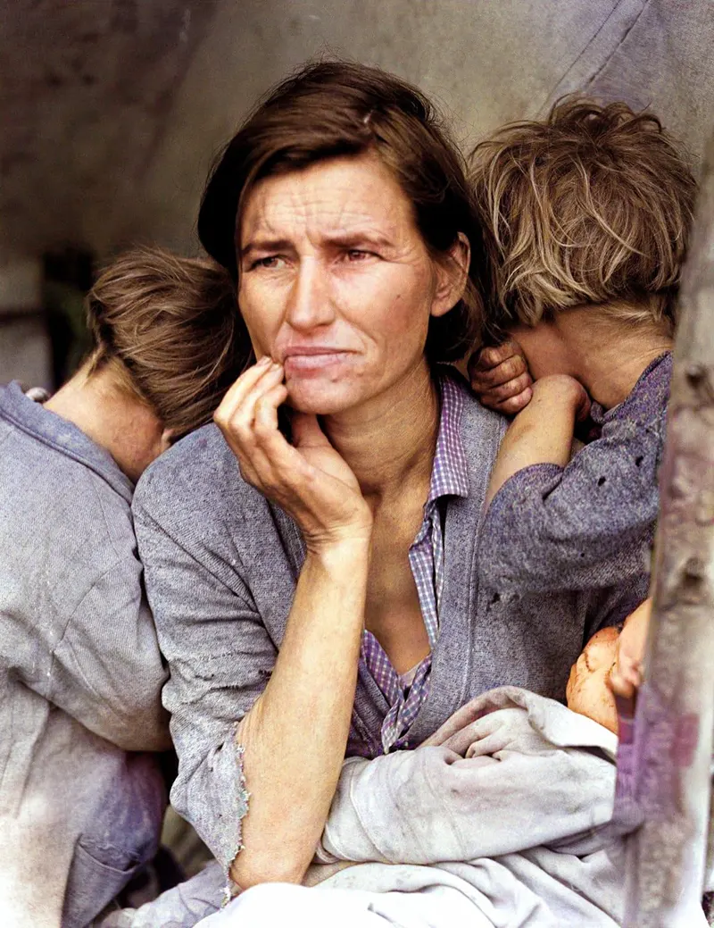 Great Depression Color Photos