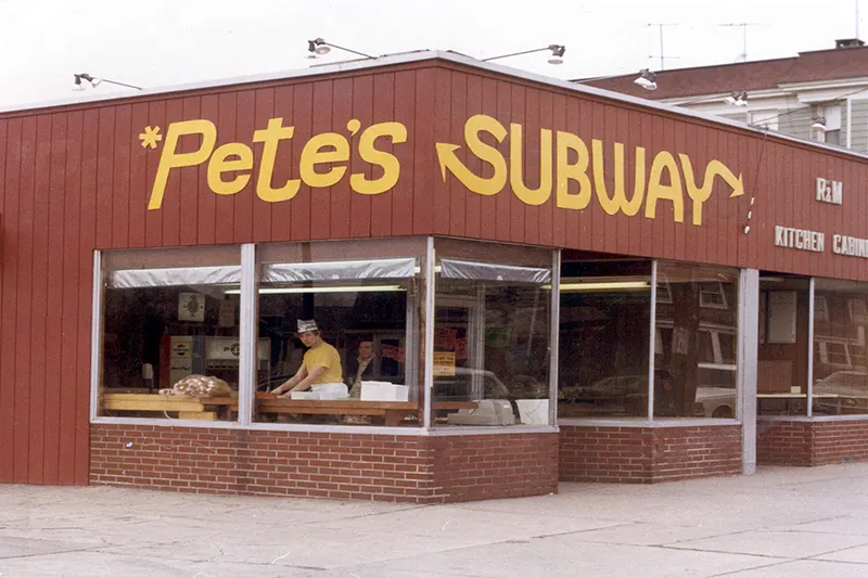 The First Subway Store, 1965.