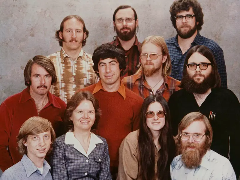 The Microsoft Staff, 1978.