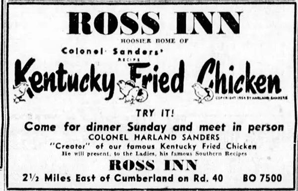 KFC Vintage Menus and Ads Old Photos
