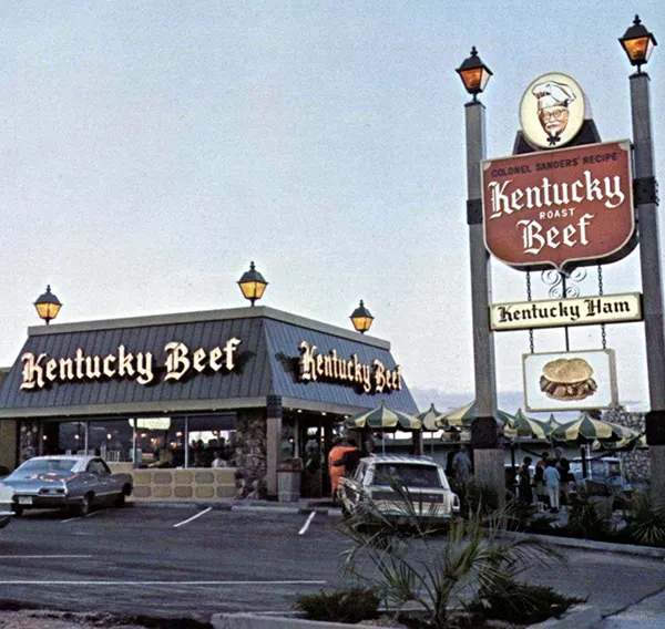 KFC Vintage Menus and Ads Old Photos