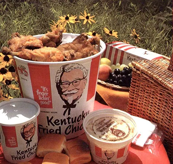 KFC Vintage Menus and Ads Old Photos