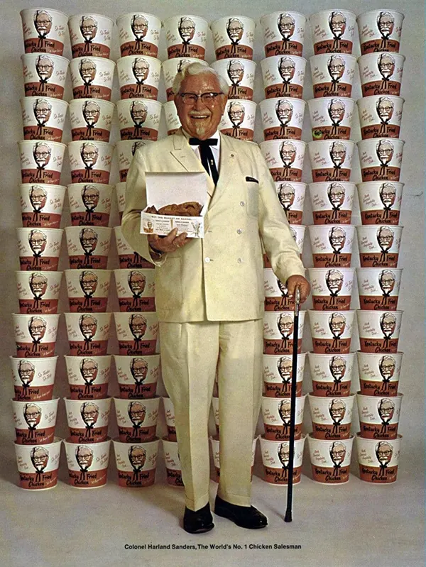 KFC Vintage Menus and Ads Old Photos
