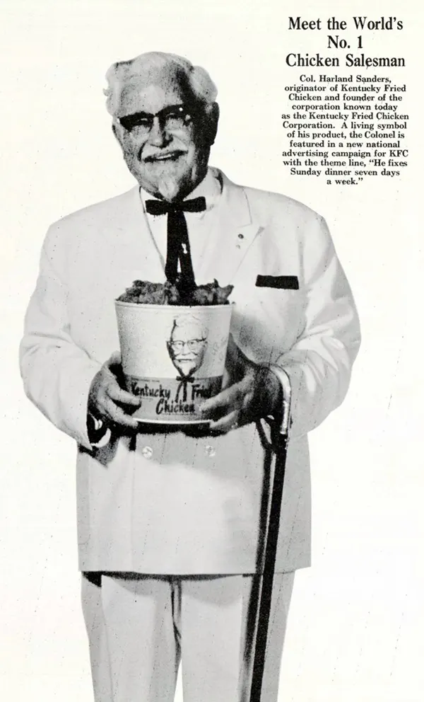 KFC Vintage Menus and Ads Old Photos