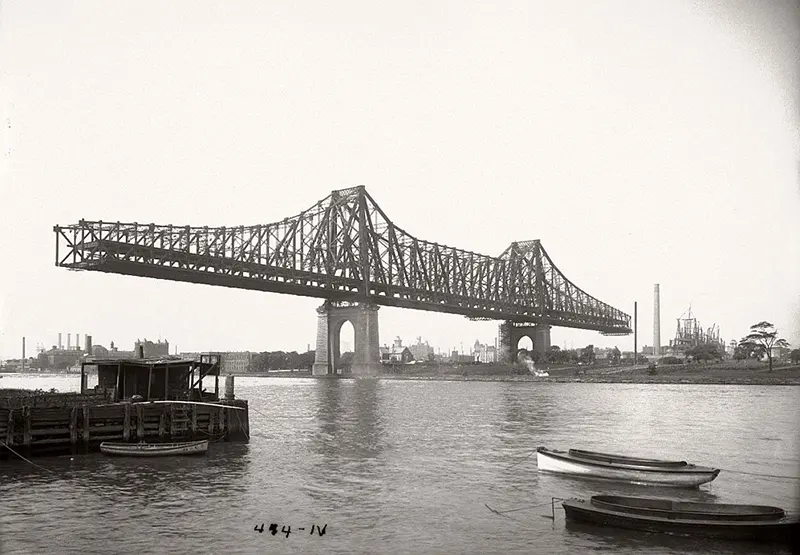 Queensboro Bridge Construction Old Photos