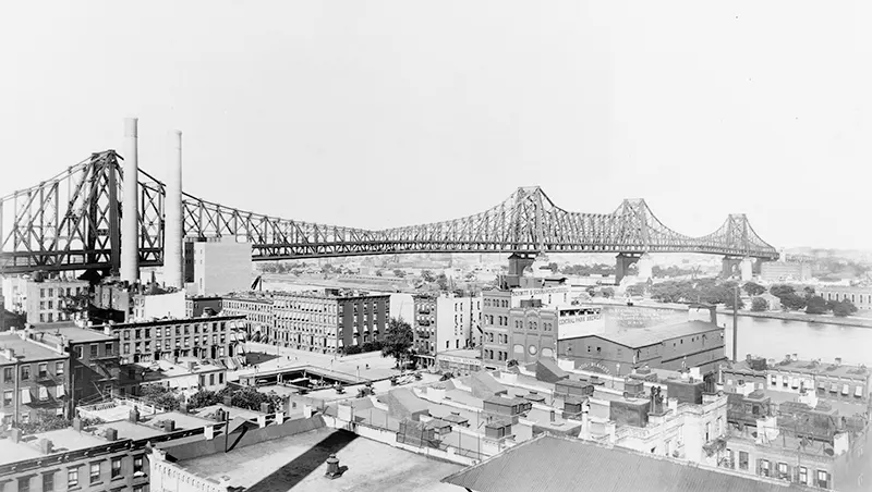 Queensboro Bridge Construction Old Photos