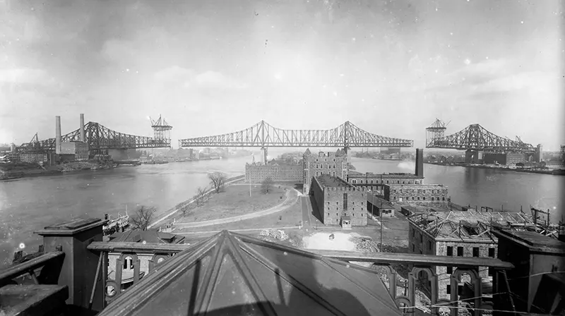 Queensboro Bridge Construction Old Photos