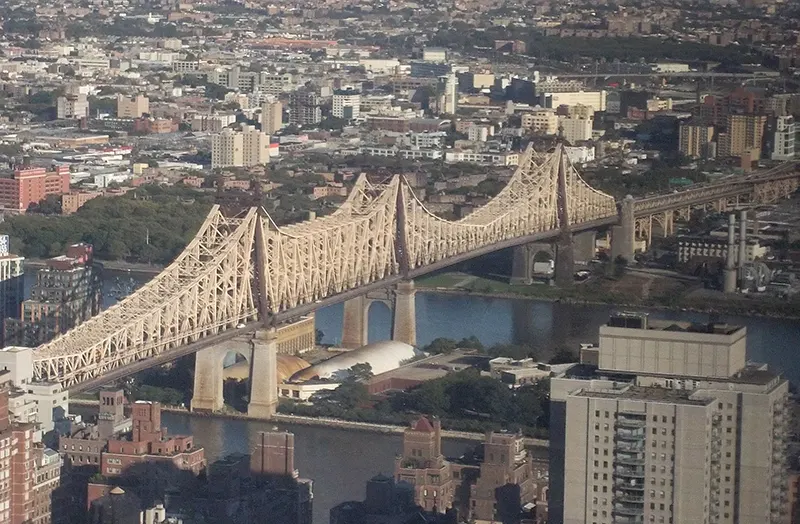 Queensboro Bridge Construction Old Photos
