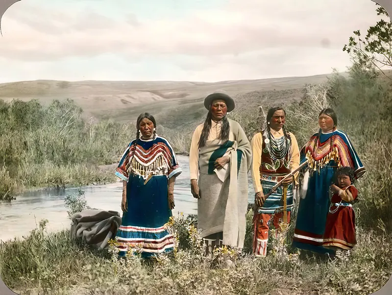 Color Photos of Native Americans