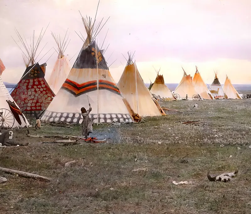 Color Photos of Native Americans