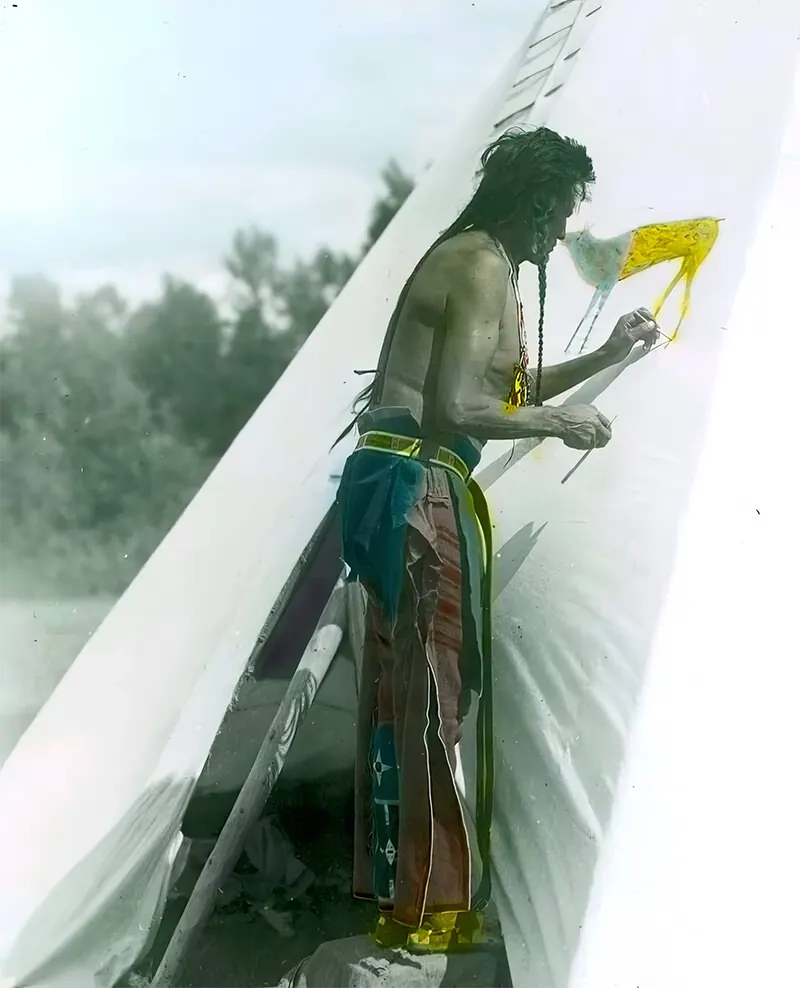 Color Photos of Native Americans
