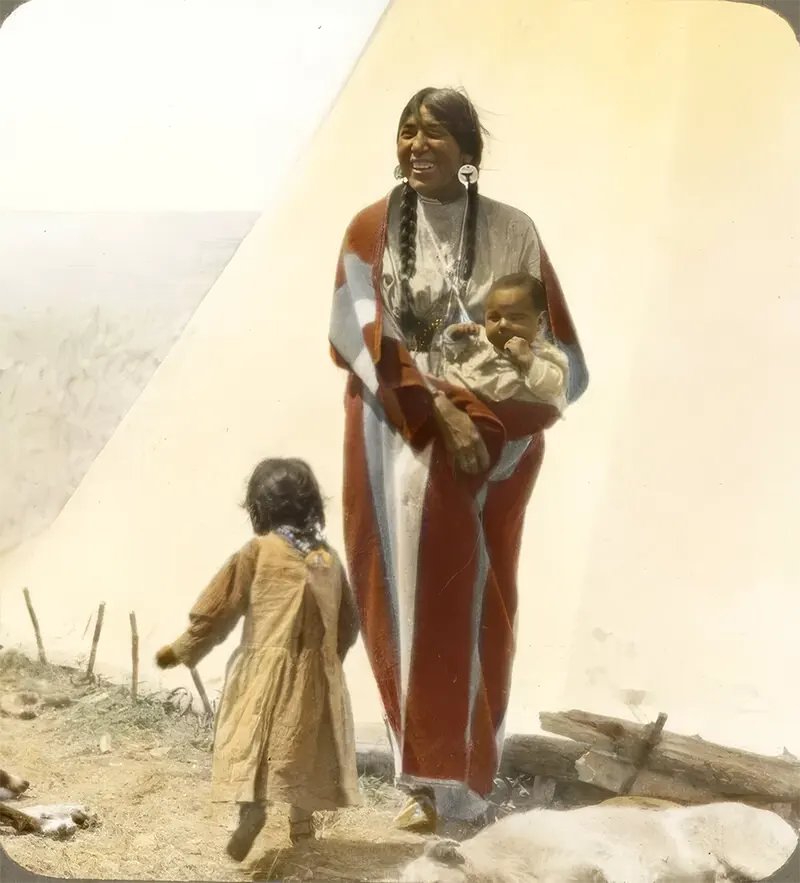Color Photos of Native Americans