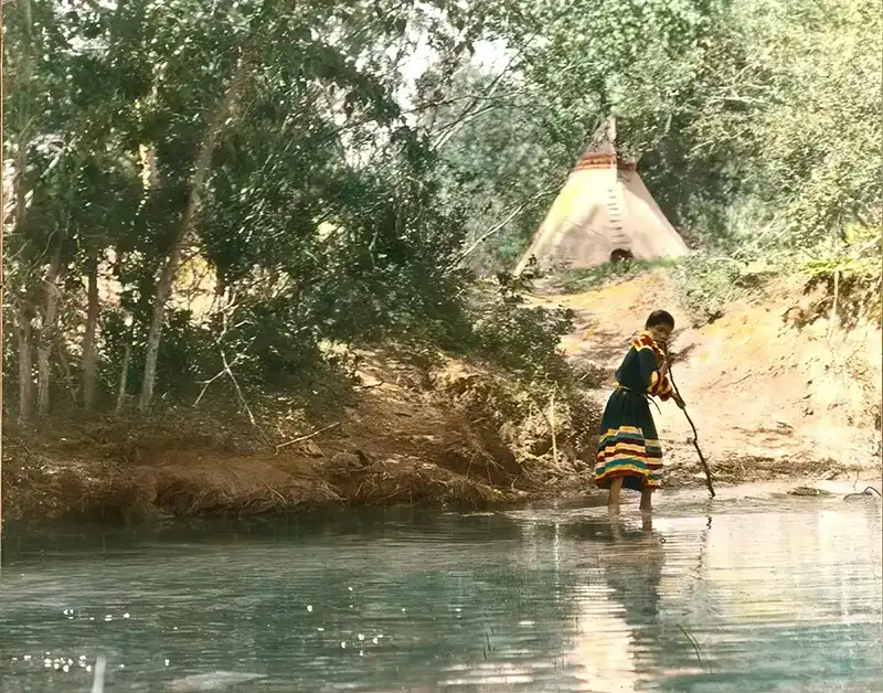 Color Photos of Native Americans
