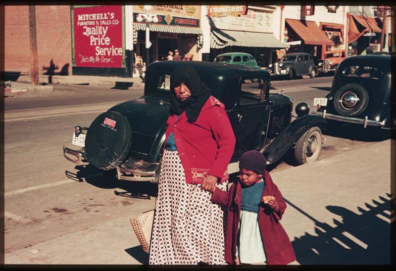 Kodachrome Slides Everyday Life USA 1940s