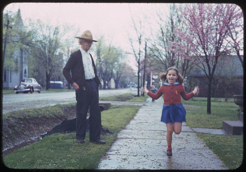 Kodachrome Slides Everyday Life USA 1940s