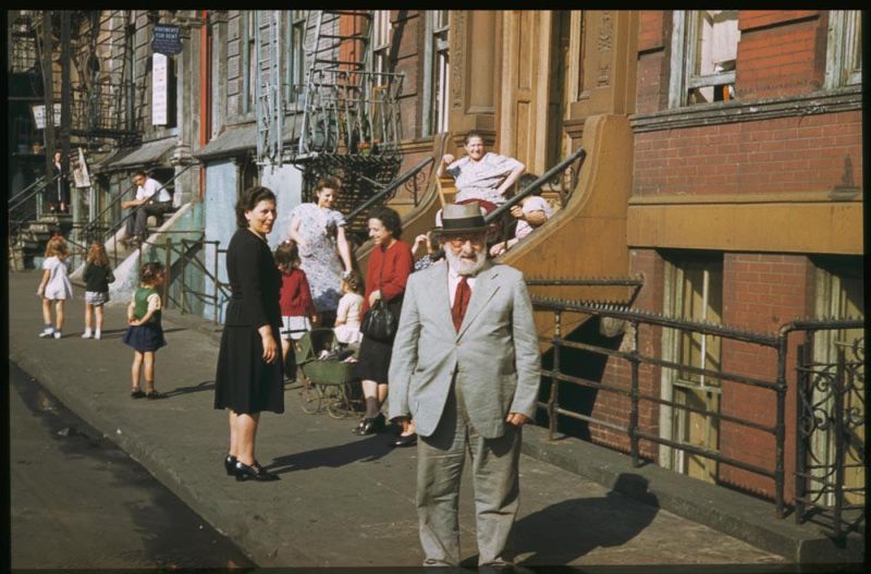 Kodachrome Slides Everyday Life USA 1940s
