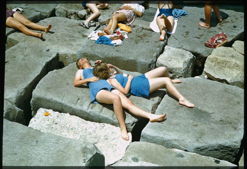 Kodachrome Slides Everyday Life USA 1940s