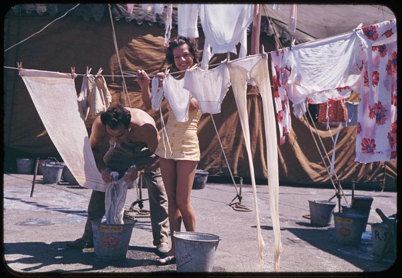Kodachrome Slides Everyday Life USA 1940s