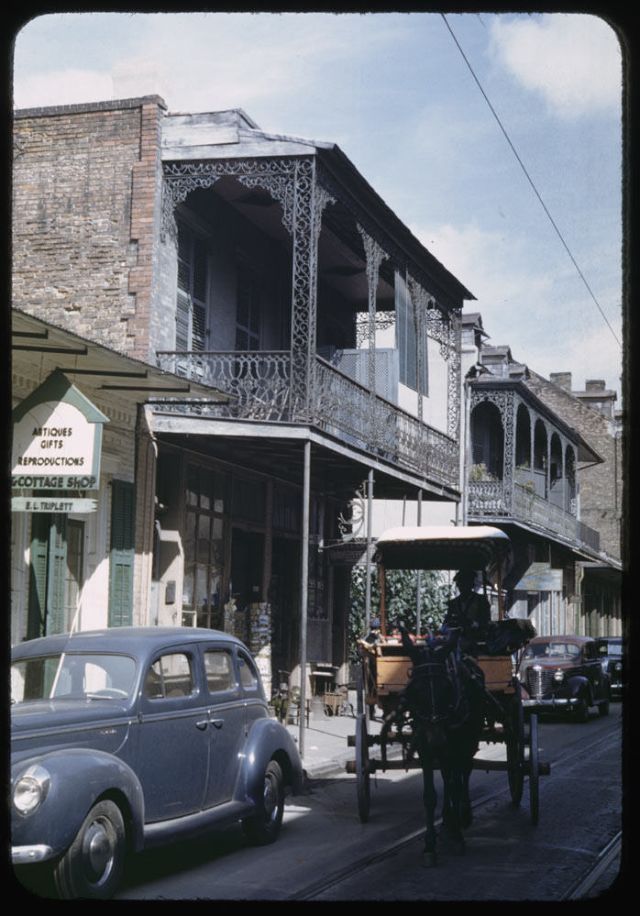 Kodachrome Slides Everyday Life USA 1940s