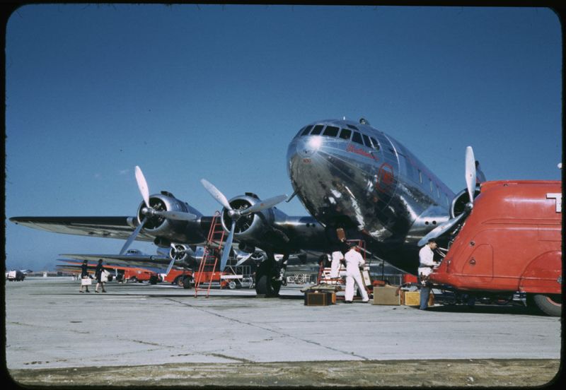 Kodachrome Slides Everyday Life USA 1940s