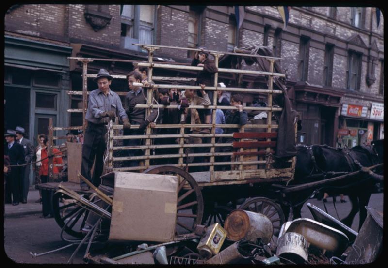 Kodachrome Slides Everyday Life USA 1940s