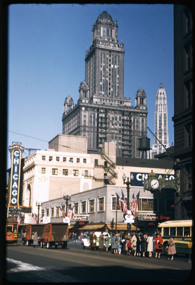 Kodachrome Slides Everyday Life USA 1940s