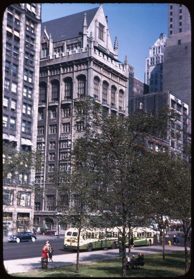 Kodachrome Slides Everyday Life USA 1940s