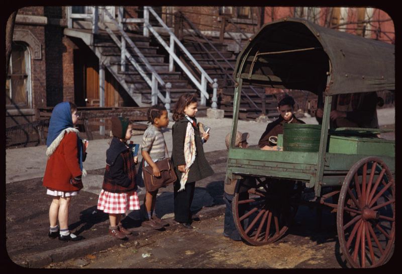 Kodachrome Slides Everyday Life USA 1940s