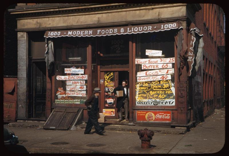 Kodachrome Slides Everyday Life USA 1940s