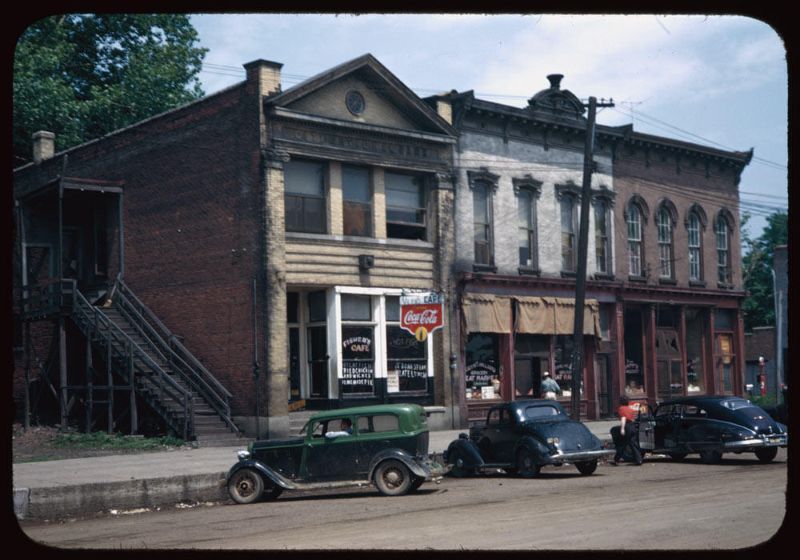 Kodachrome Slides Everyday Life USA 1940s