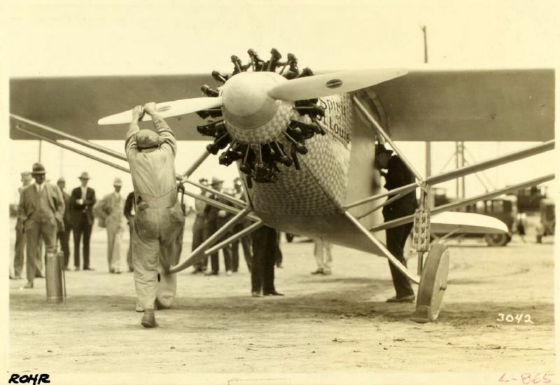 Charles Lindbergh Solo Flight Spirit of St. Louis