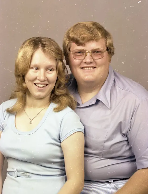 Studio Portraits of 1970s Couples