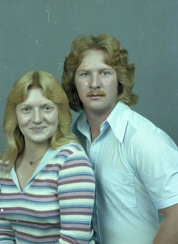 Studio Portraits of 1970s Couples