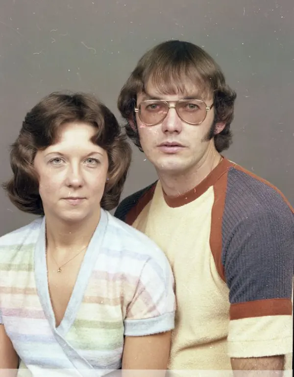 Studio Portraits of 1970s Couples