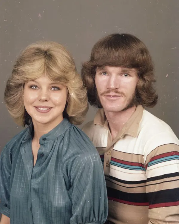 Studio Portraits of 1970s Couples