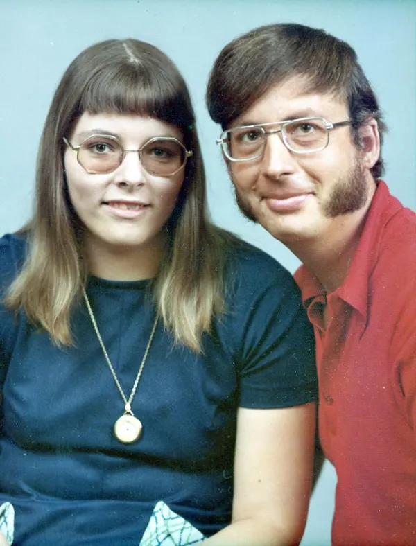 Studio Portraits of 1970s Couples