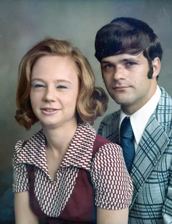 Studio Portraits of 1970s Couples