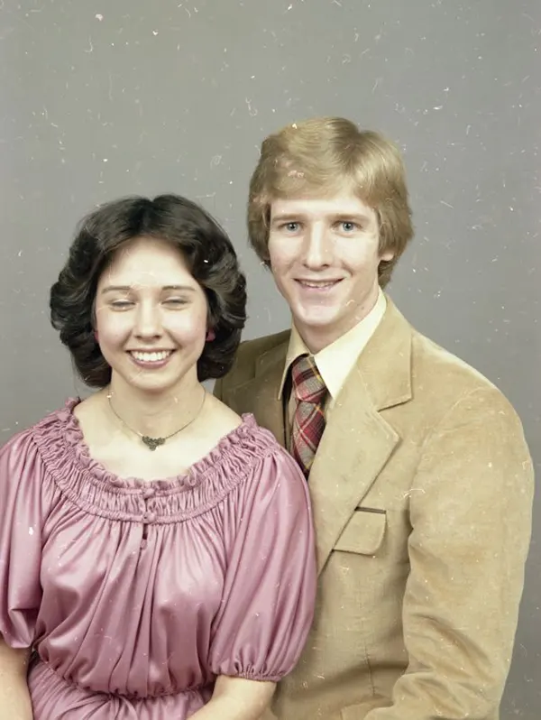 Studio Portraits of 1970s Couples