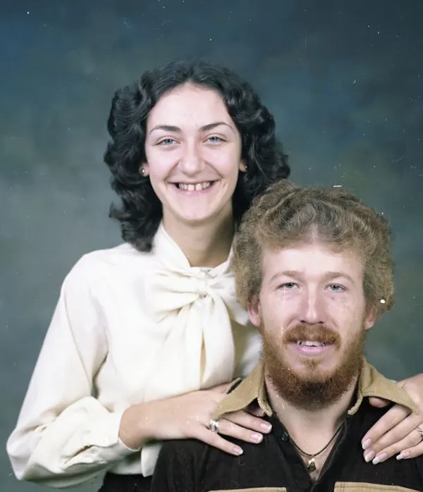 Studio Portraits of 1970s Couples