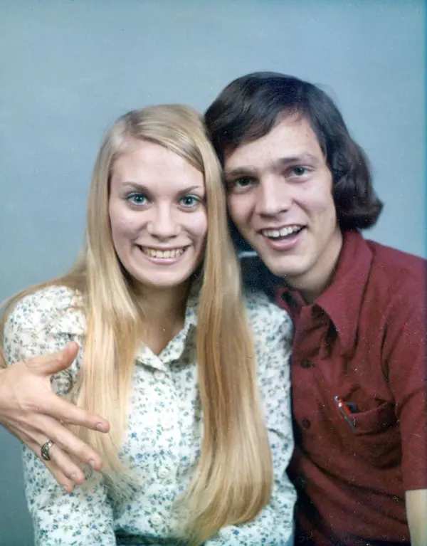 Studio Portraits of 1970s Couples