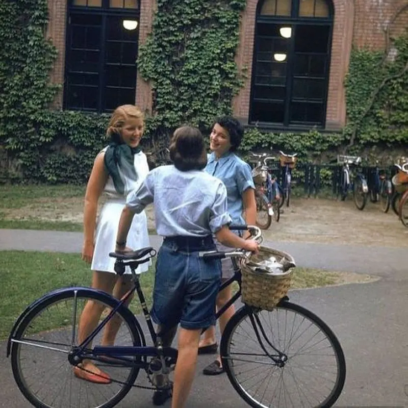 Vintage Photos of Female Students at Smith College, Northampton, Massachusetts, 1948