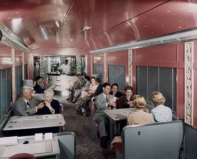 Sunset Limited of the Southern Pacific Railroad in the 1950s Photos