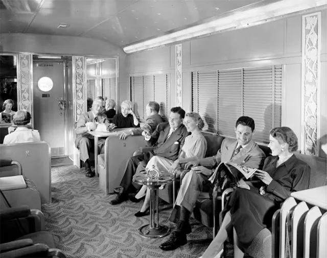 Sunset Limited of the Southern Pacific Railroad in the 1950s Photos