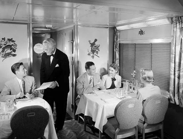 Sunset Limited of the Southern Pacific Railroad in the 1950s Photos