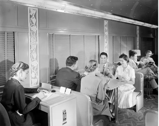 Sunset Limited of the Southern Pacific Railroad in the 1950s Photos