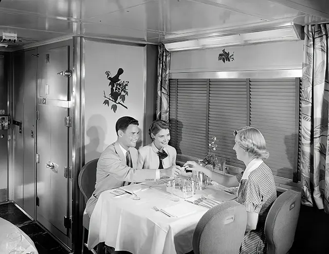 Sunset Limited of the Southern Pacific Railroad in the 1950s Photos