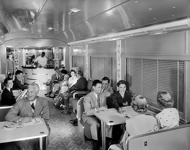 Sunset Limited of the Southern Pacific Railroad in the 1950s Photos